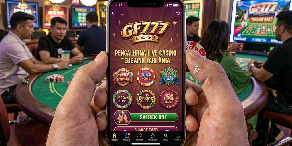 Tampilan gameplay Live Casino menarik dengan dealer langsung di <strong>GF777</strong>.