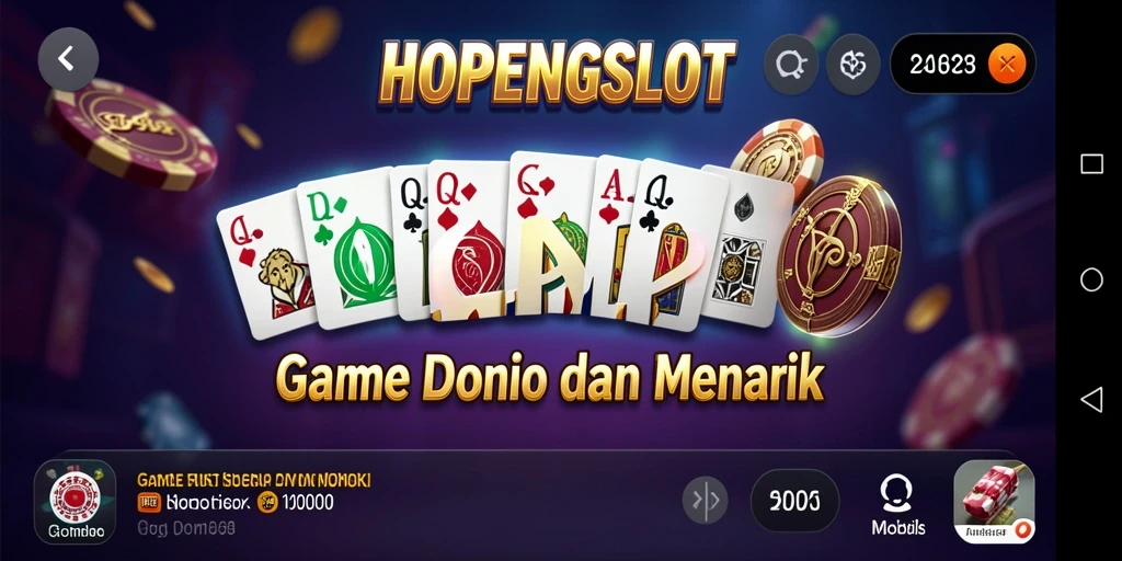 Tampilan gameplay HOPENGSLOT yang seru dan menarik.