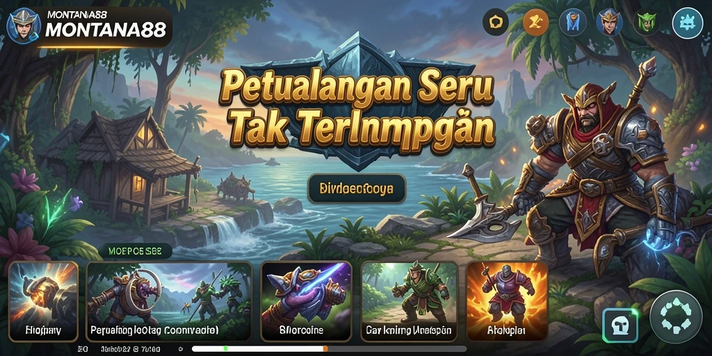 Gameplay menantang dalam MONTANA88 dengan pemandangan yang indah.