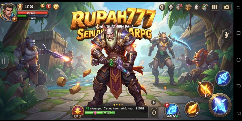 Tampilan gameplay RUPIAH777 yang epik dan menantang.