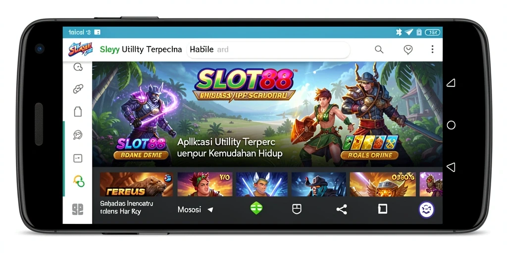 Tampilan utama SLOT88 menunjukkan berbagai fitur Utility yang memudahkan pengguna.
