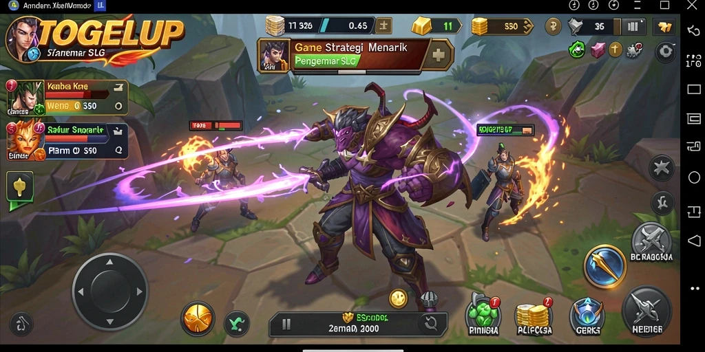 Tampilan gameplay menarik dari TOGELUP yang penuh strategi.